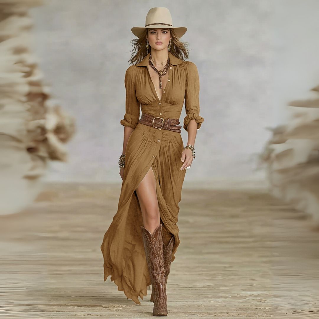 Vestido Maxi Chique feminino