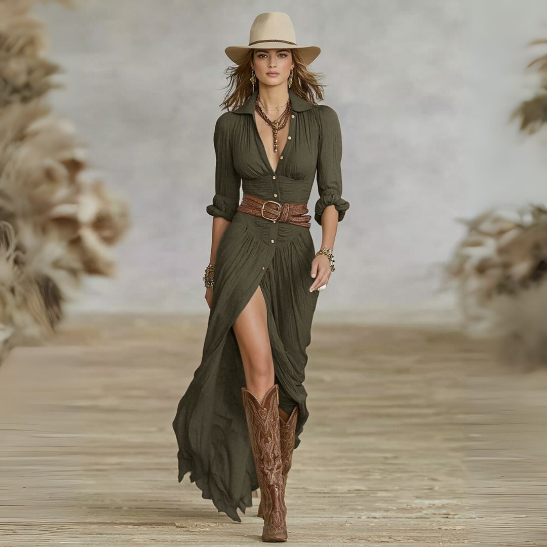 Vestido Maxi Chique feminino