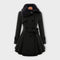 Casaco Elegante com Pele feminino
