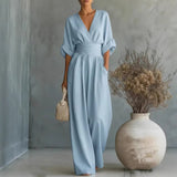 Bianca | Vestido Maxi Envolvente de Caimento Fluido