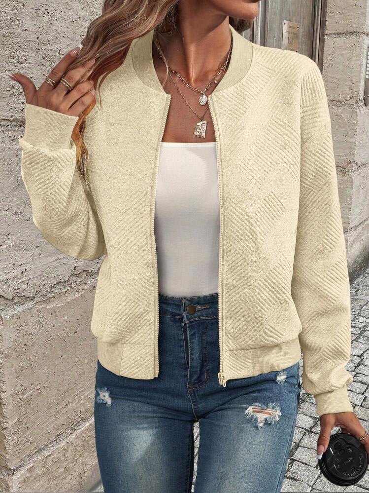Casaco bomber estruturado feminino