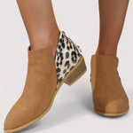 Botas de camurça elegantes feminino