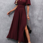 Vestido Maxi Elegante Preto feminino