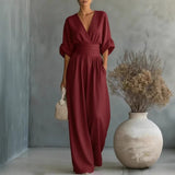 Bianca | Vestido Maxi Envolvente de Caimento Fluido