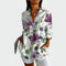 Camisa estilosa com estampa floral feminino