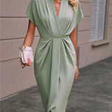 Vestido Midi Envelope feminino