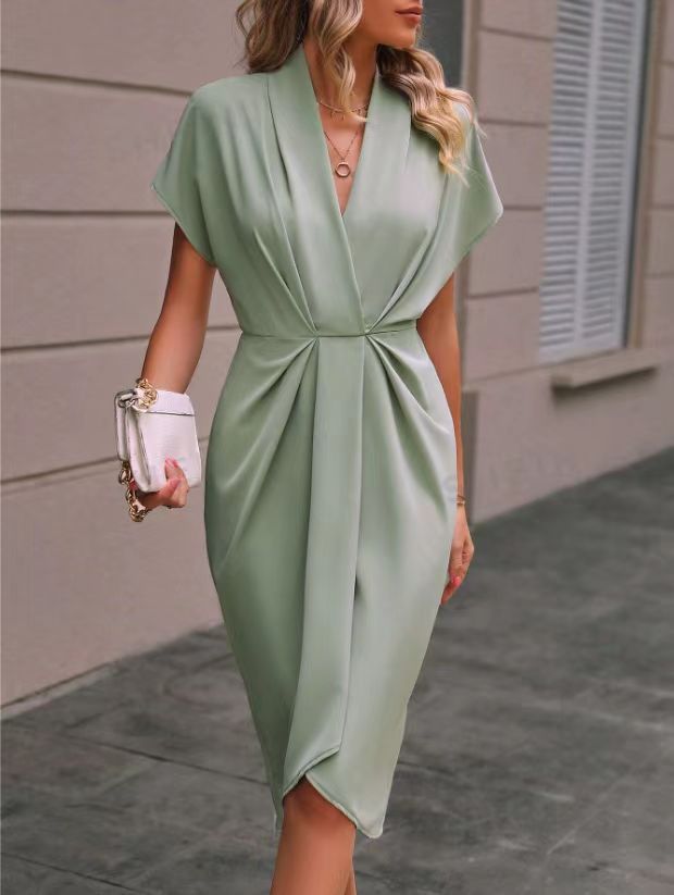 Vestido Midi Envelope feminino