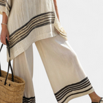 Conjunto Elegante Linho Bambu feminino
