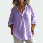 Blusa de estilo casual elegante feminino