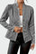 Blazer em linha atemporal feminino