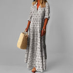 Vestido Longo Vintage feminino