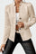 Blazer em linha atemporal feminino
