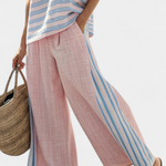 Conjunto De Linho Bambu Rosa feminino