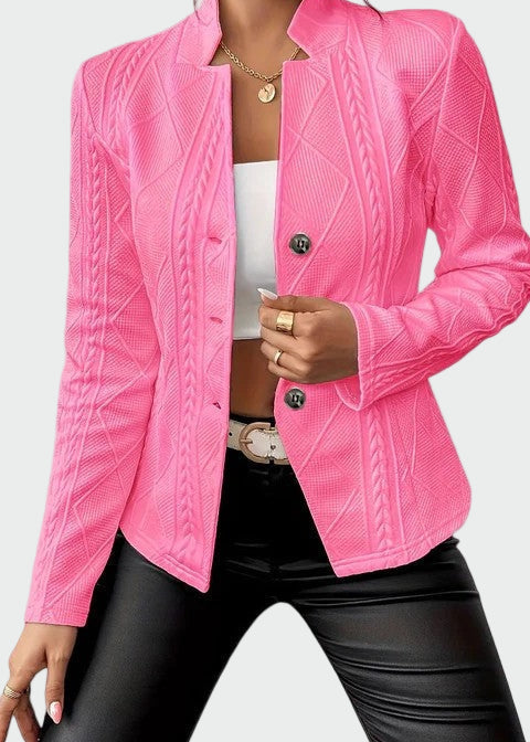 Blazer em linha atemporal feminino
