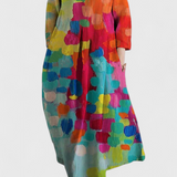 Vestido Fluido com Estampa feminino