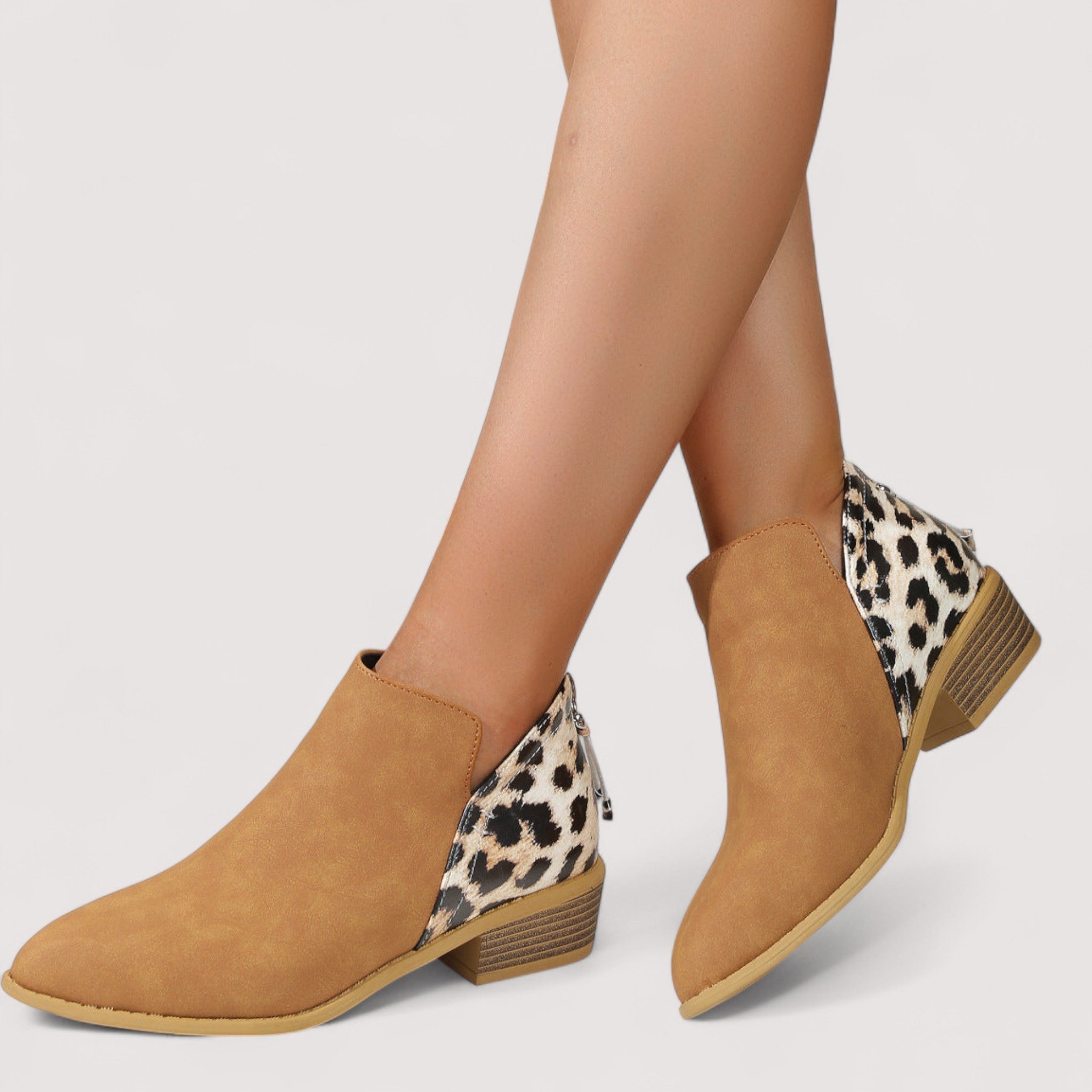 Botas de camurça elegantes feminino