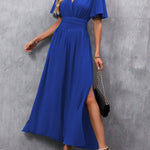 Vestido Maxi Elegante Preto feminino