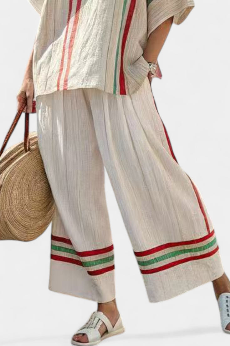 Conjunto Mediterrâneo Listras feminino