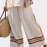 Conjunto Mediterrâneo Listras feminino