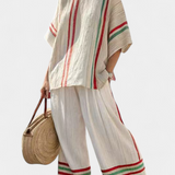 Conjunto Mediterrâneo Listras feminino