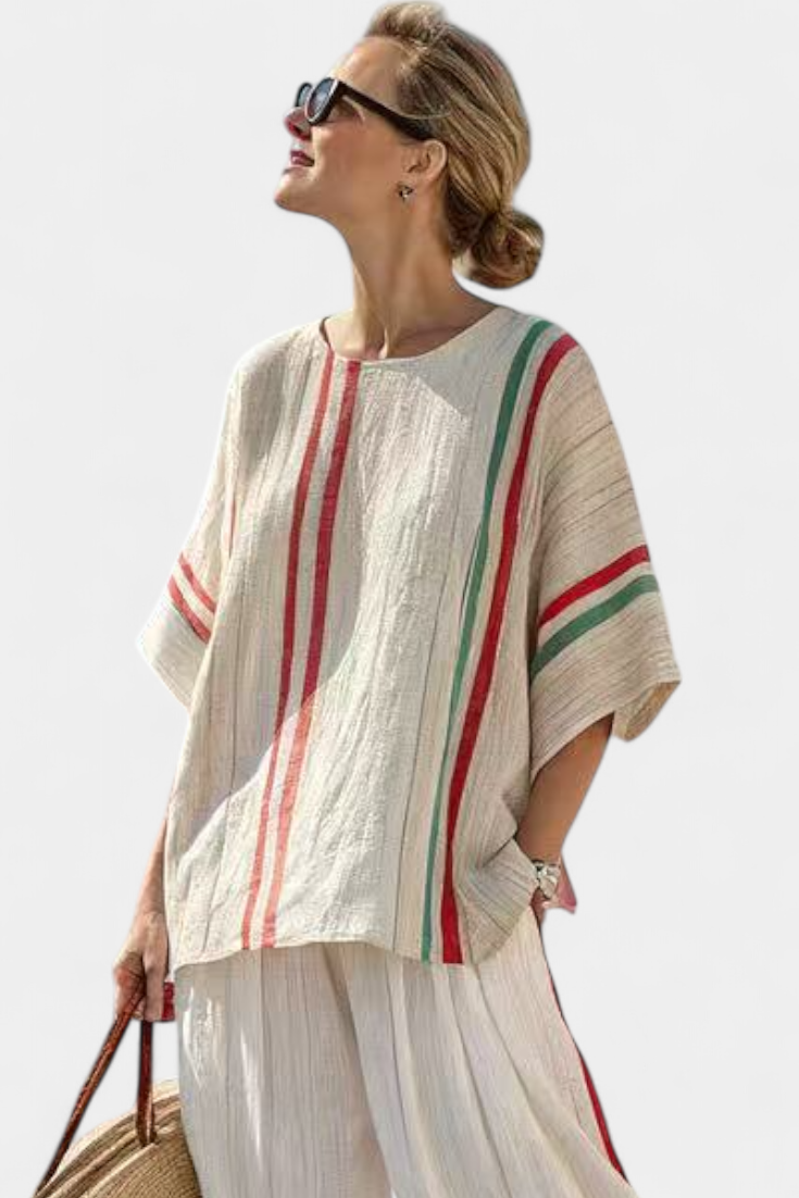 Conjunto Mediterrâneo Listras feminino