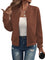 Casaco bomber estruturado feminino