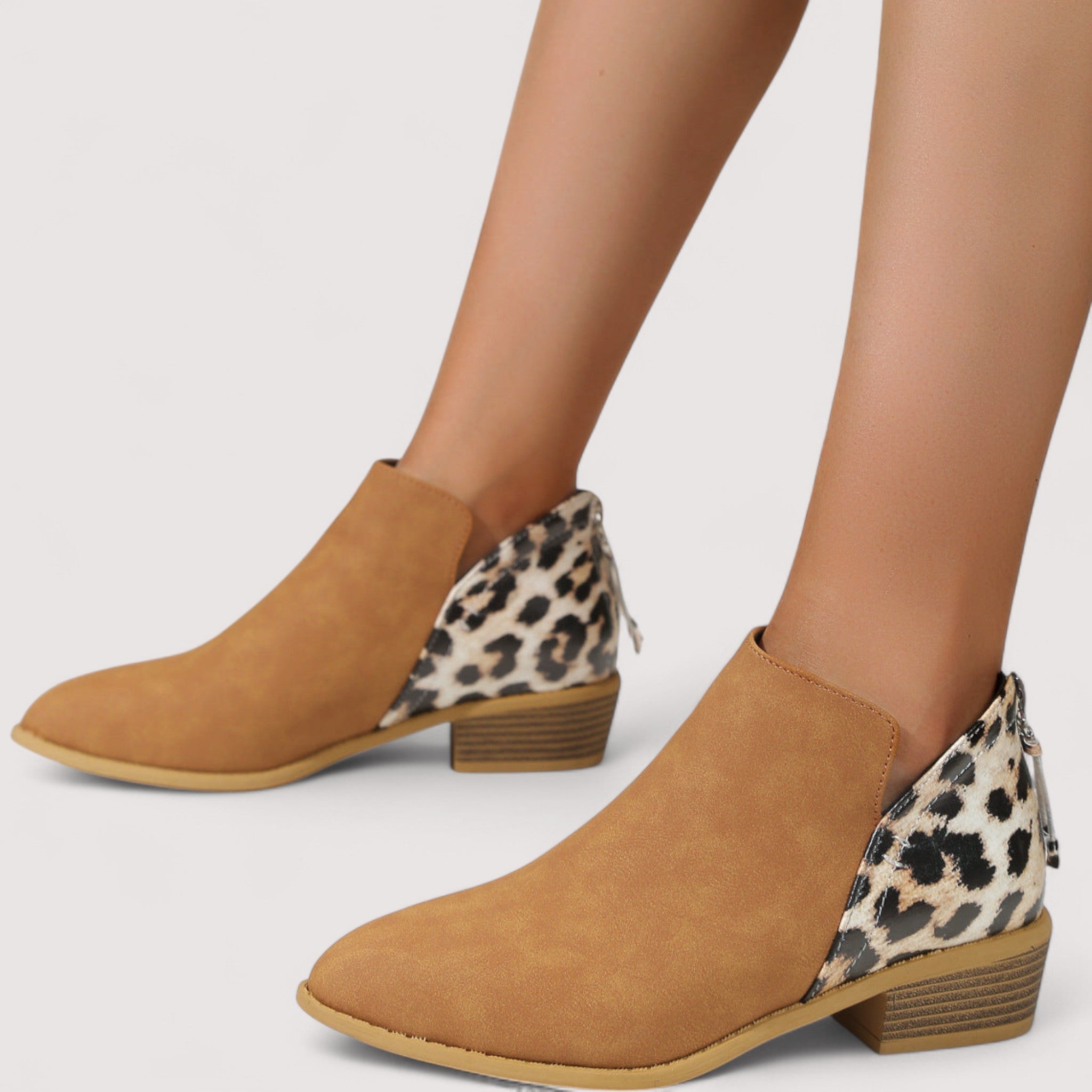 Botas de camurça elegantes feminino
