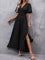 Vestido Maxi Elegante Preto feminino