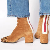Renata – Botins elegantes de salto largo