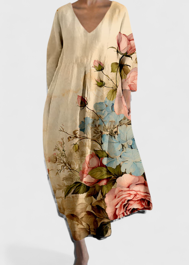 Vestido Fluido com Estampa feminino