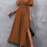 Vestido Maxi Elegante Preto feminino