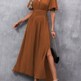 Vestido Maxi Elegante Preto feminino