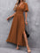 Vestido Maxi Elegante Preto feminino