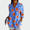 Camisa estilosa com estampa floral feminino
