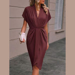 Vestido Midi Envelope feminino