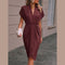 Vestido Midi Envelope feminino