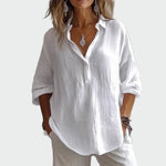 Blusa de estilo casual elegante feminino