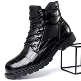 Botas em Couro de Crocodilo masculino