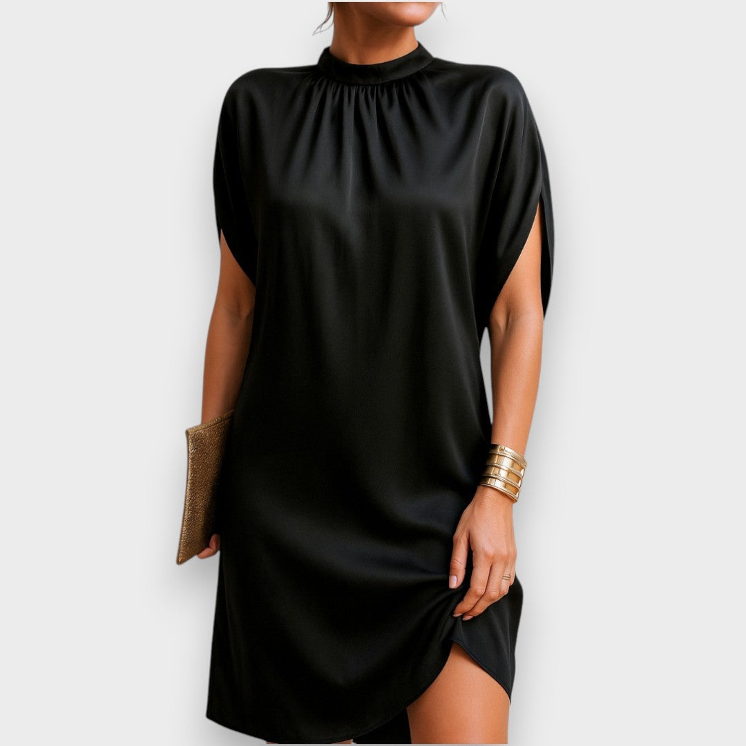 Vestido Elegante Favorece Silhueta feminino