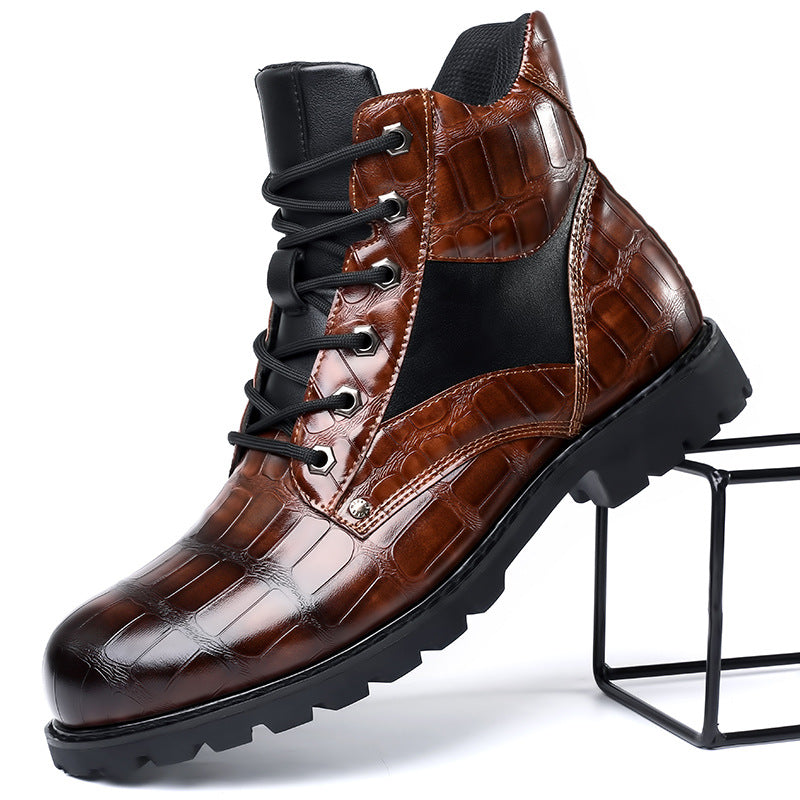 Botas em Couro de Crocodilo masculino