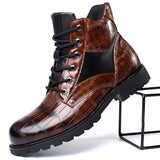 Botas em Couro de Crocodilo masculino