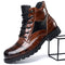 Botas em Couro de Crocodilo masculino