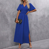 Vestido Maxi Elegante Preto feminino