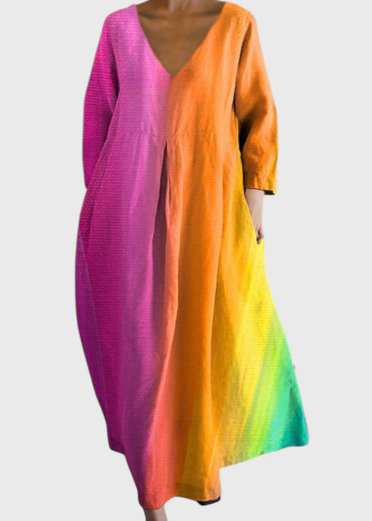 Vestido Fluido com Estampa feminino