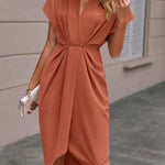 Vestido Midi Envelope feminino