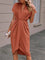 Vestido Midi Envelope feminino