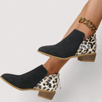 Botas de camurça elegantes feminino