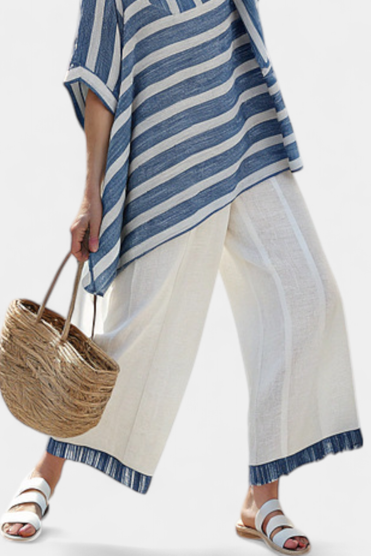 Conjunto Linho Mediterrâneo feminino