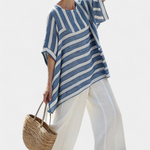 Conjunto Linho Mediterrâneo feminino