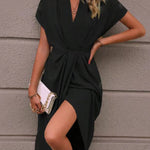 Vestido Midi Envelope feminino
